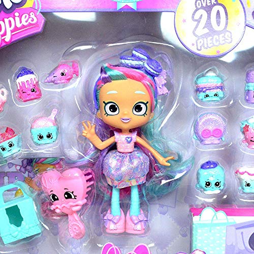 Shopkins Shoppies Macy Macaron Exclusive Super Shopper Pack - Girls Day Out Doll Food Fair Shopping Spree (20+Piece) #TOP1
