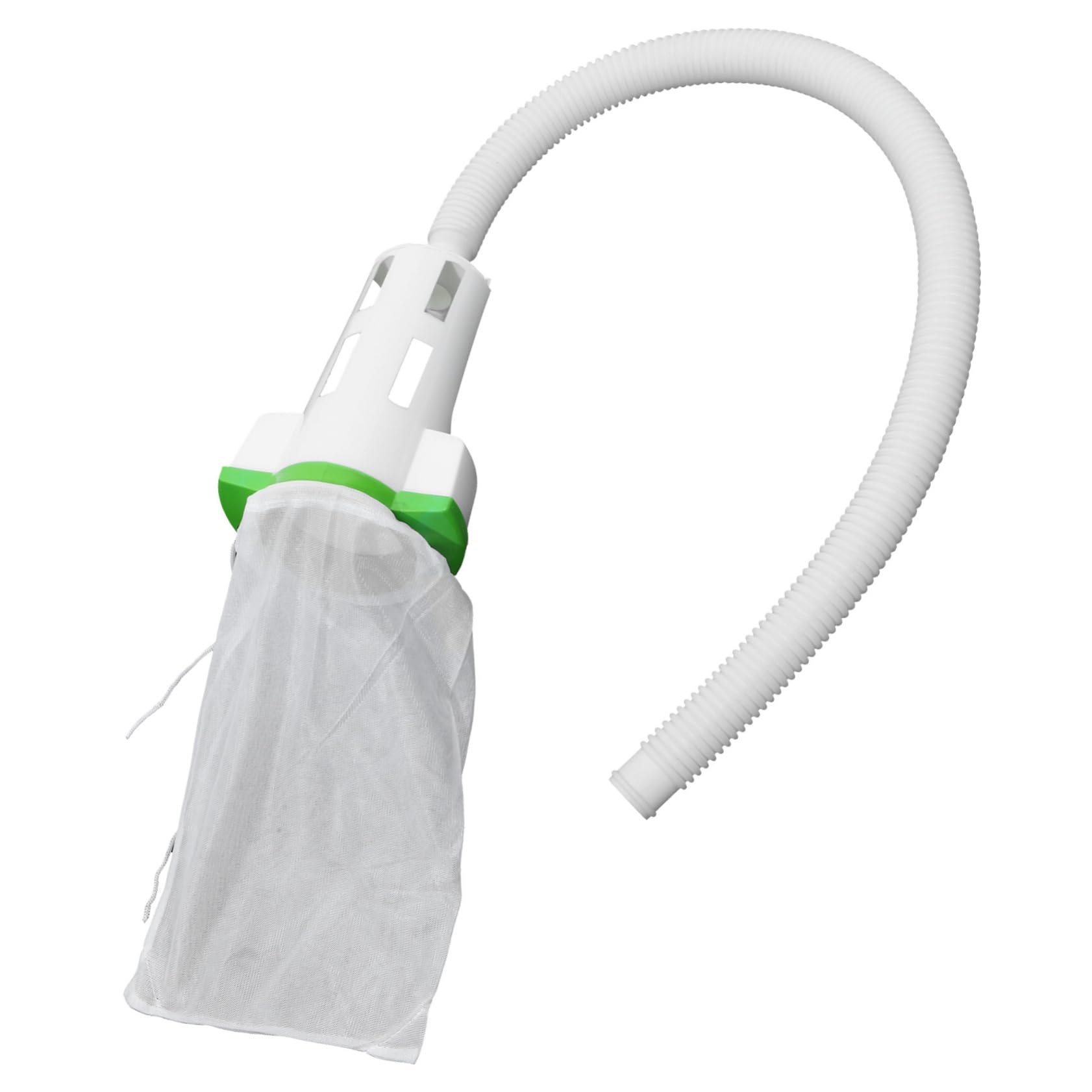 YARNOW Chaussettes Filtrantes Grosse Capacité, Installation Simple avec Tuyau et Connecteur, Abs Blanc pour Piscine pour Feuilles et Débris