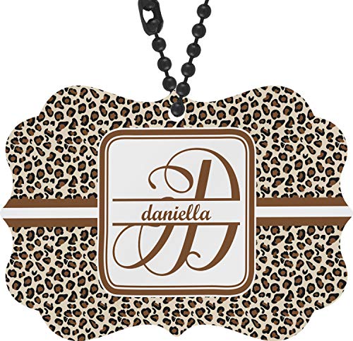 YouCustomizeIt Leopard Print Rear View Mirror Charm (Personalized)