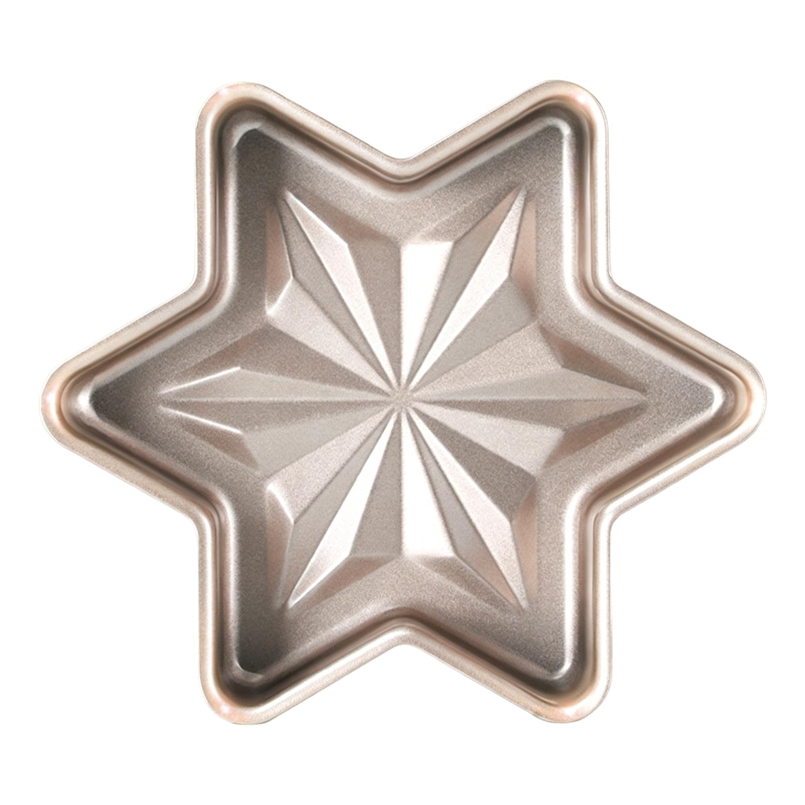 Oven Baking Star Pan Carbon Steel Nonstick Cake Mold, 8.07 X 8.07 X 1.97 in Bakeware for Shaped Bread, Cake, and Home Dessert Prep Star Baking Pan Mold Nonstick Carbon Steel Bread Oven Dessert Home
