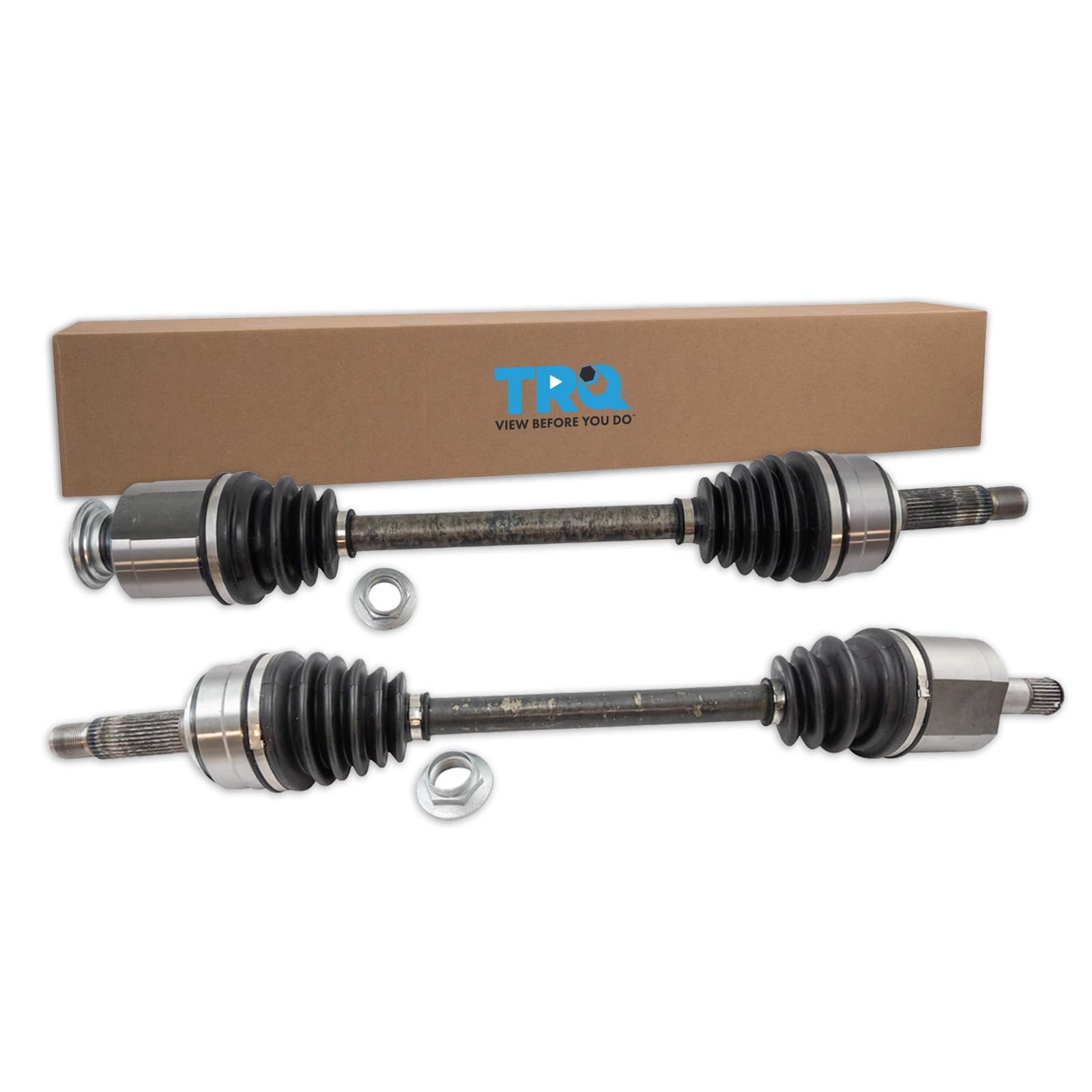 TRQ Front Driver and Passenger Side CV Axle Assembly Set 2 Piece