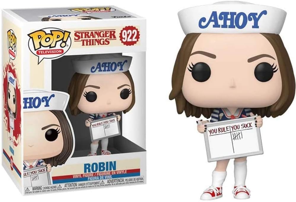POP [Stranger Things - Robin Buckley Scoops Ahoy Outfit Funko Vinyl Figure (Bundled with Compatible Box Protector Case)