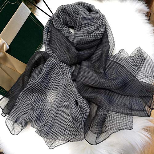 Écharpe protection du cou anti-coups de soleil en tissu soie glacée pour peaux sensibles