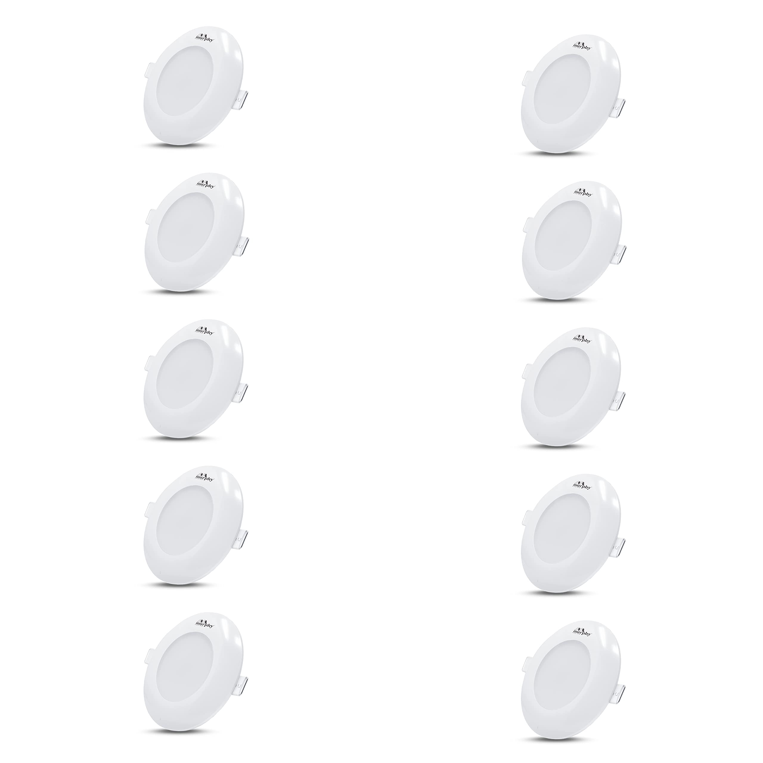 3 Watts LED Cool White Hexa Deep Junction Box Downlight, Pack Of 10