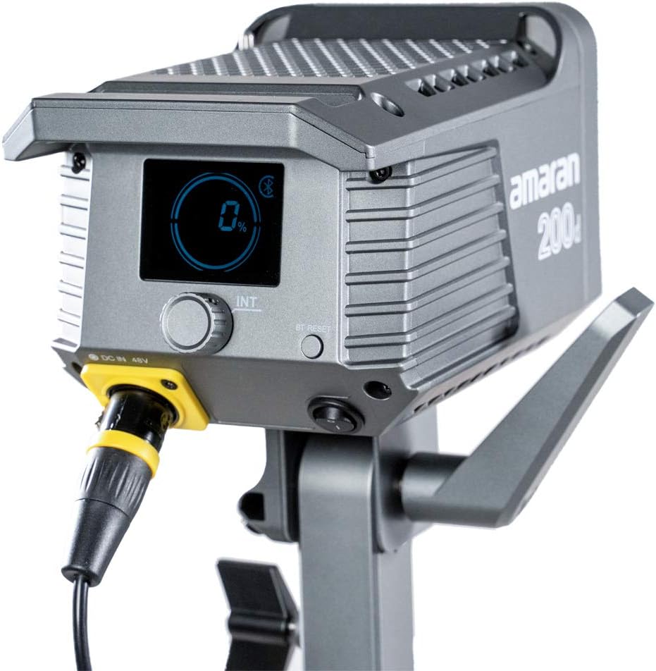 Get Popular Offer Aputure Amaran 200d LED Video Light, 200W CRI95+ TLCI96+ 65,000 lux@1m Bluetooth App Control 8 Pre-Programmed Lighting Effects DC/AC Power Supply