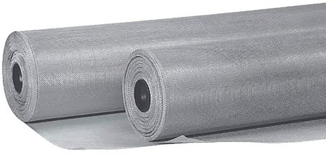 Filet moustiquaire en Aluminium 150 cm x 3 mètres résistant et Robuste Maille 18 x 16 de Rechange Couleur Gris Marque California Haute qualité