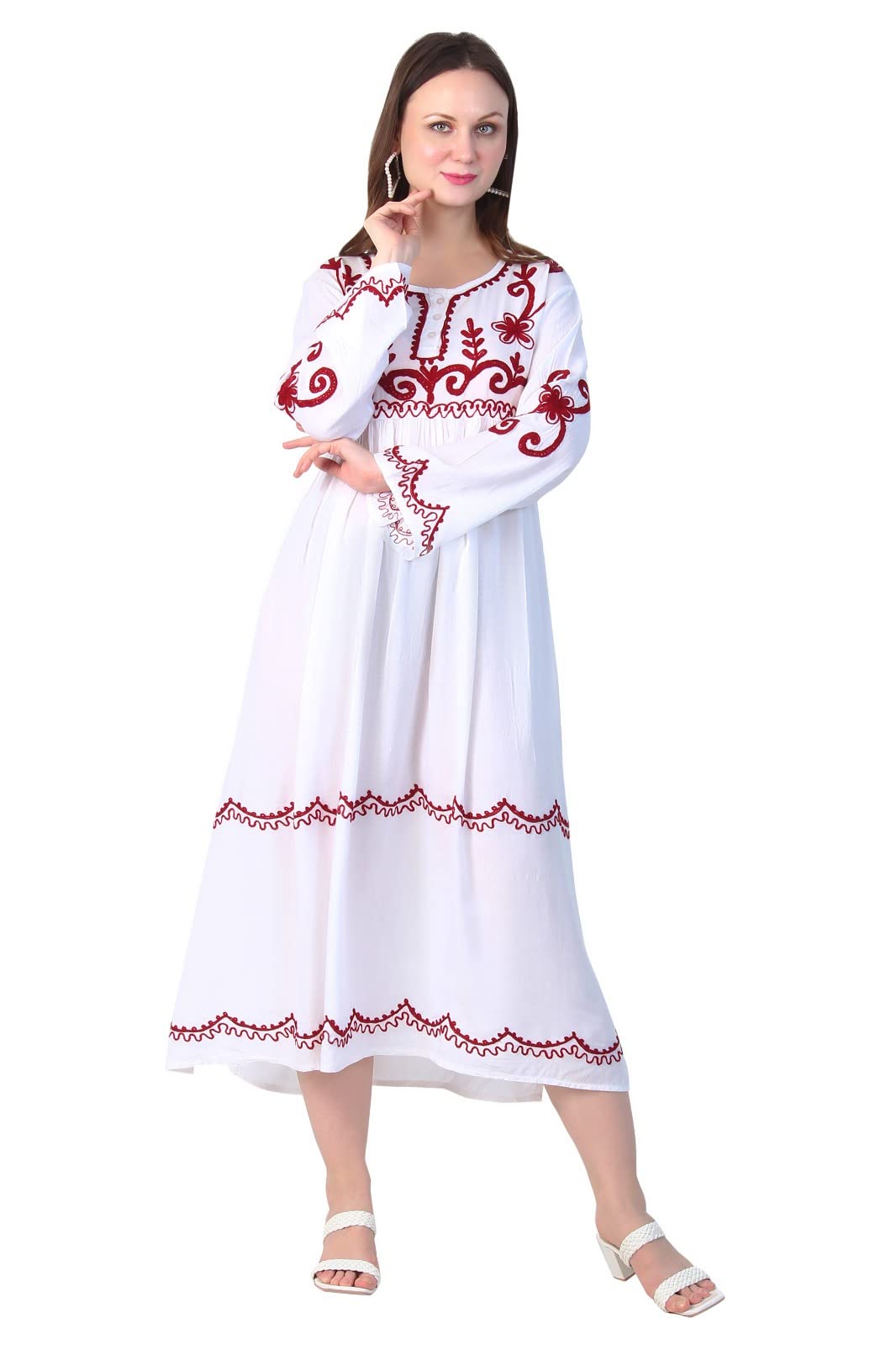 C And Snew Women Indian Tunic Tops Long Dresses Anarkali | Desertcart Gambia