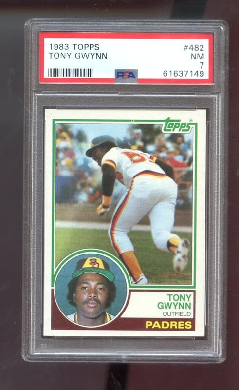 Tony Gwynn Graded PSA 7 NM (Tarjeta de béisbol) 1983 Topps - [Base] #482