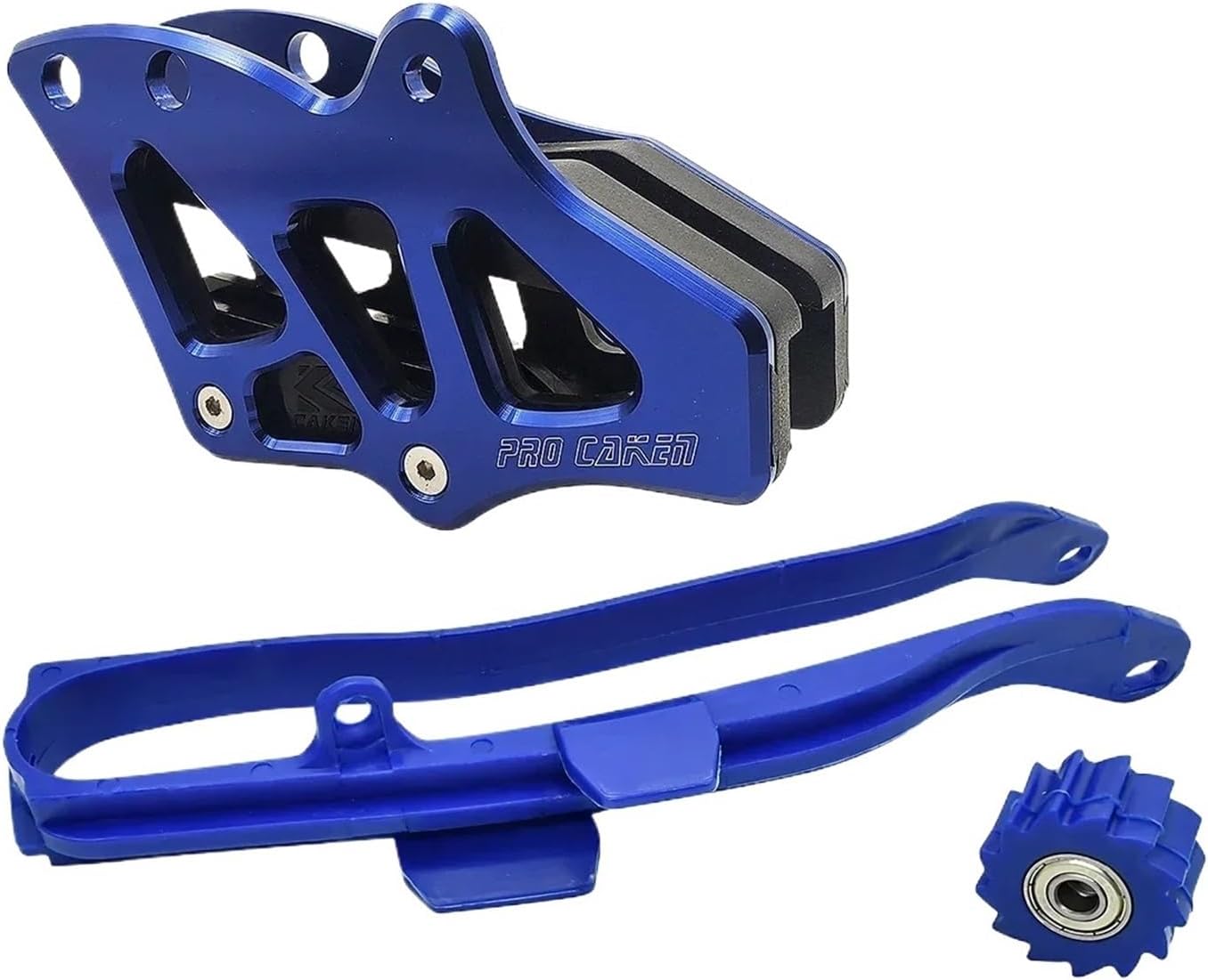 Chain Guide Guard Motorcycle Chain Slider Guide Guard Sprocket Fit For Yamahaa YZ WR YZ125 YZ250 YZ250F YZ250X YZ450F WR250F Chain Guide(Set)