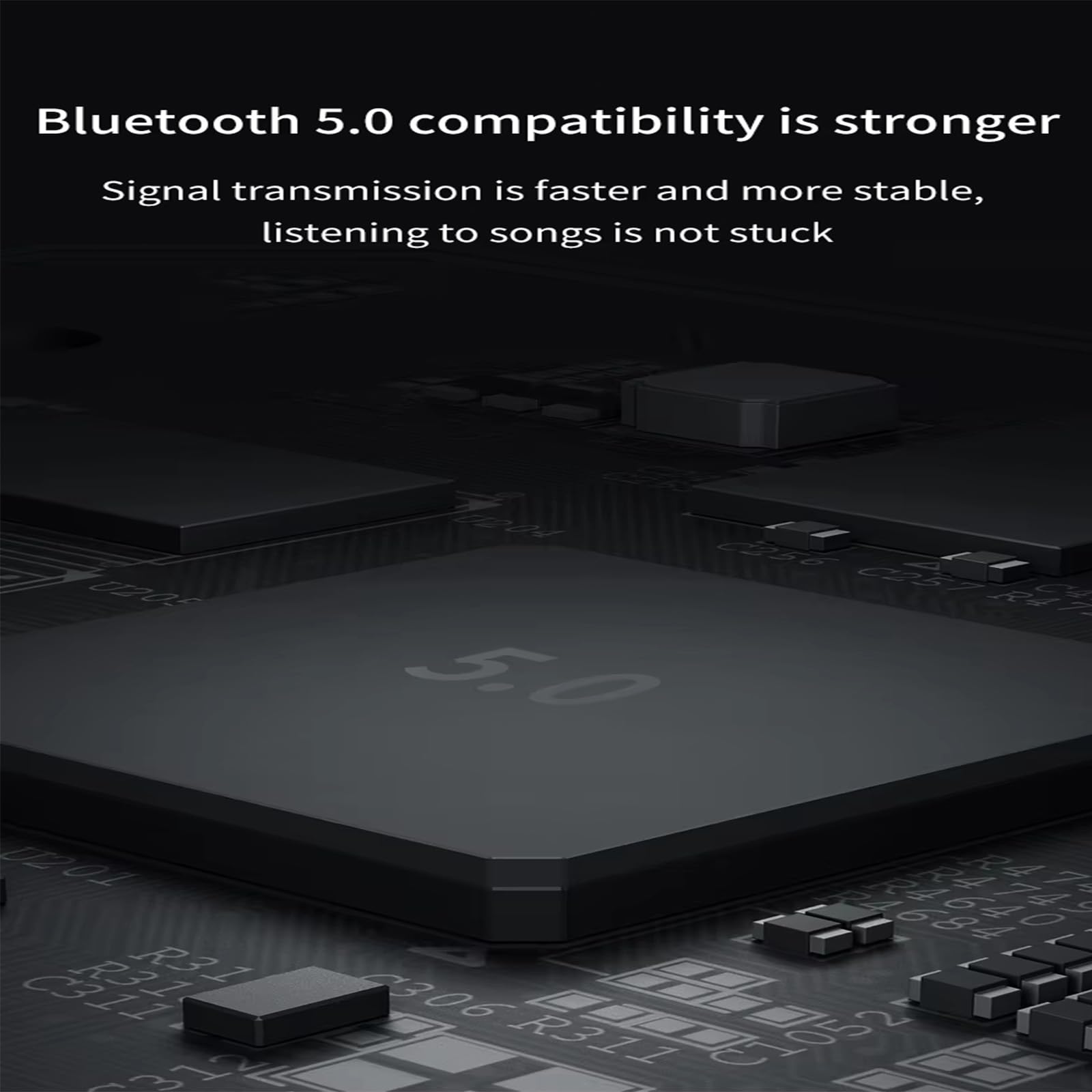 Ricevitore Bluetooth USB, ricevitore Bluetooth 5.0, ricevitore audio wireless 2 in 1, con jack per cuffie da 3,5 mm, convertitore audio AUX, per TV, auto, cuffie e altoparlanti