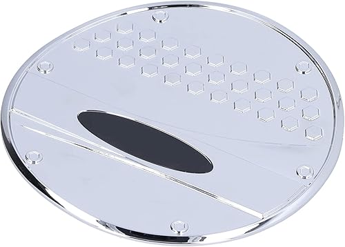 Aramox Tapa de combustible, tapa de gasolina, llenado de combustible de gas, cubierta de ajuste de gas para puerta, decoración cromada para Mazda