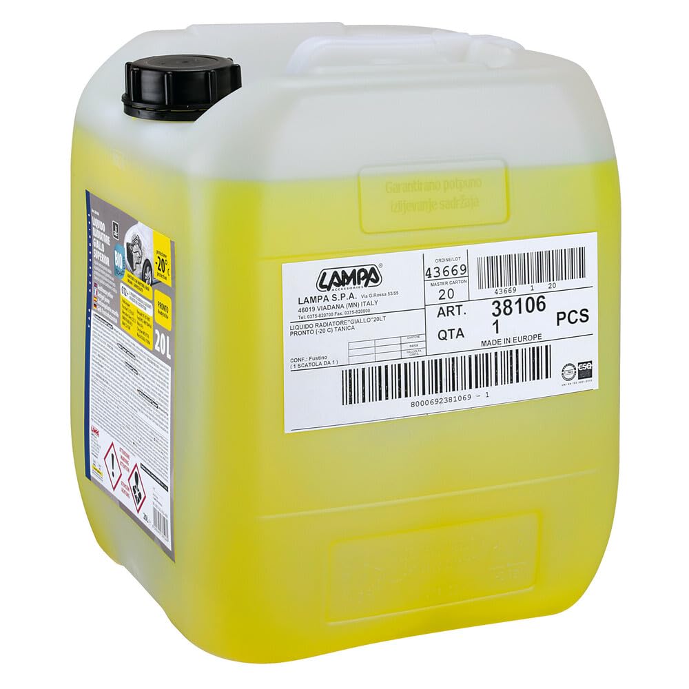 Lampa 38106 Liquide radiateur Jaune 20lt prêt (-20 C) Bidon