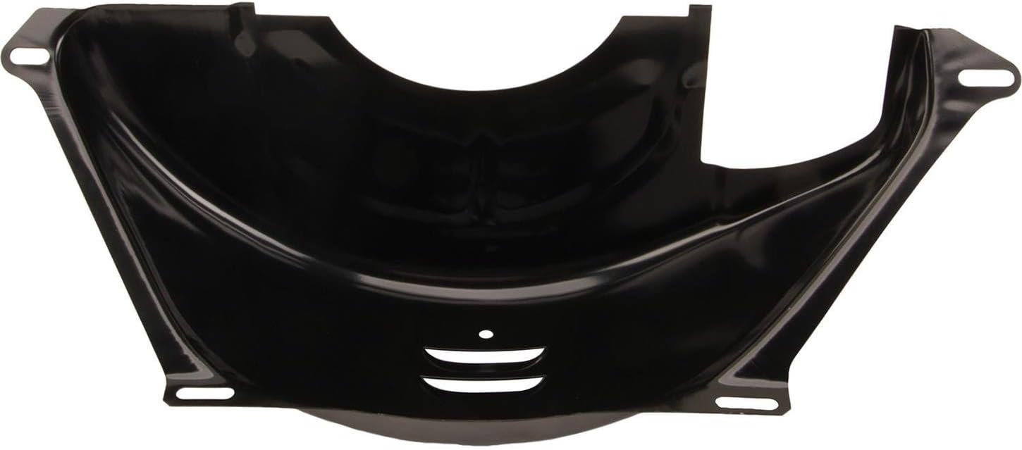Speedway Motors GM TH350/TH400 Flywheel/Flexplate Dust Cover - Fits Chevy Engines - Steel - Black - Includes Stainless Steel Bolts - Keep Your Transmission Clean