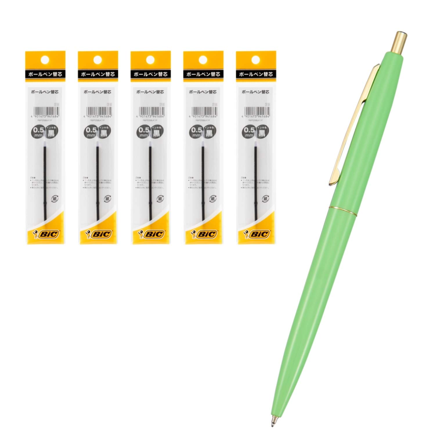 Amazon | Bicジャパン ビック(Bic) ボールペン クリックゴールド 0.5  