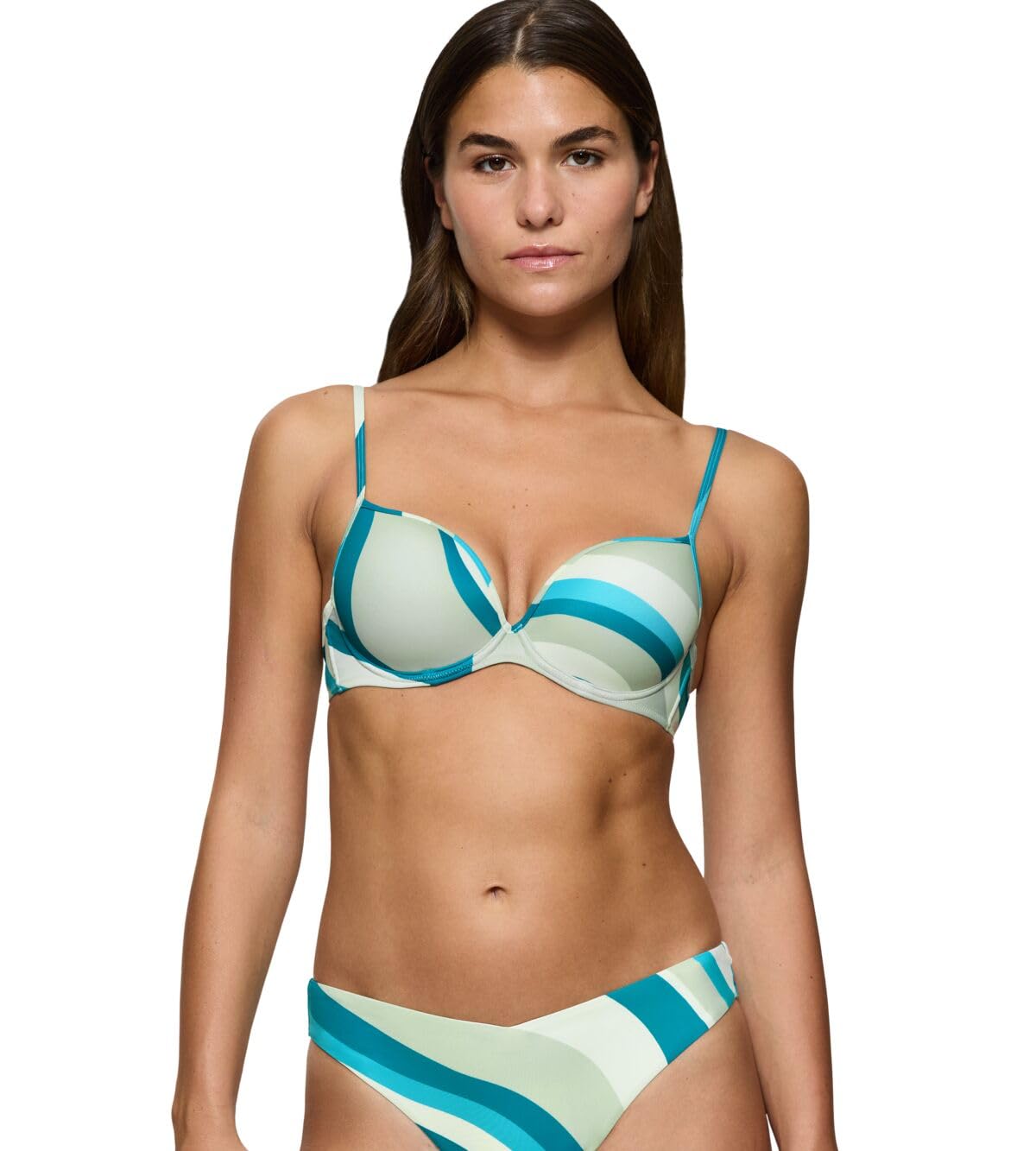 Triumph Women's Summer Mix & Match WHU Pt Bikini top, Blue-Light Combination, 10