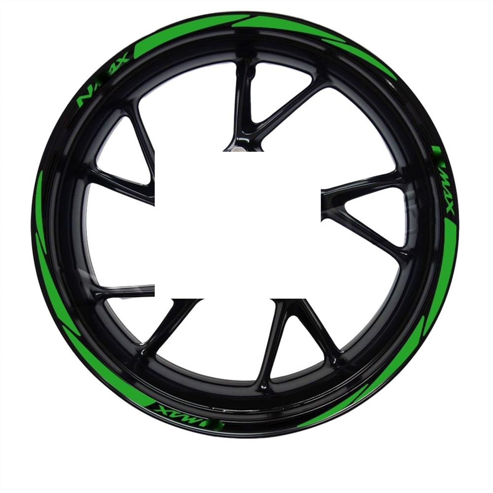 Applique for for Nmax 125 155 160 for Nmax155 for Nmax160 for Nmax125 Motorcycle Wheel Sticker Scooter Rim Stripe Decal Waterproof(A6)