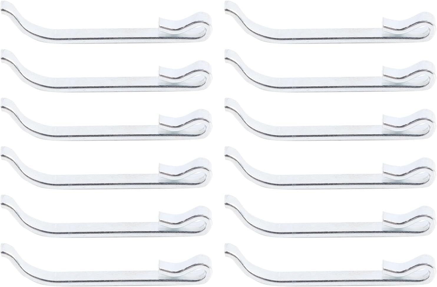 Acouto 12PCS Tool Box Drawer Slide Retaining Clips Replacement for Craftsman Toolbox with Heat Treated Spring Steel 41.2mm 1-5/8in