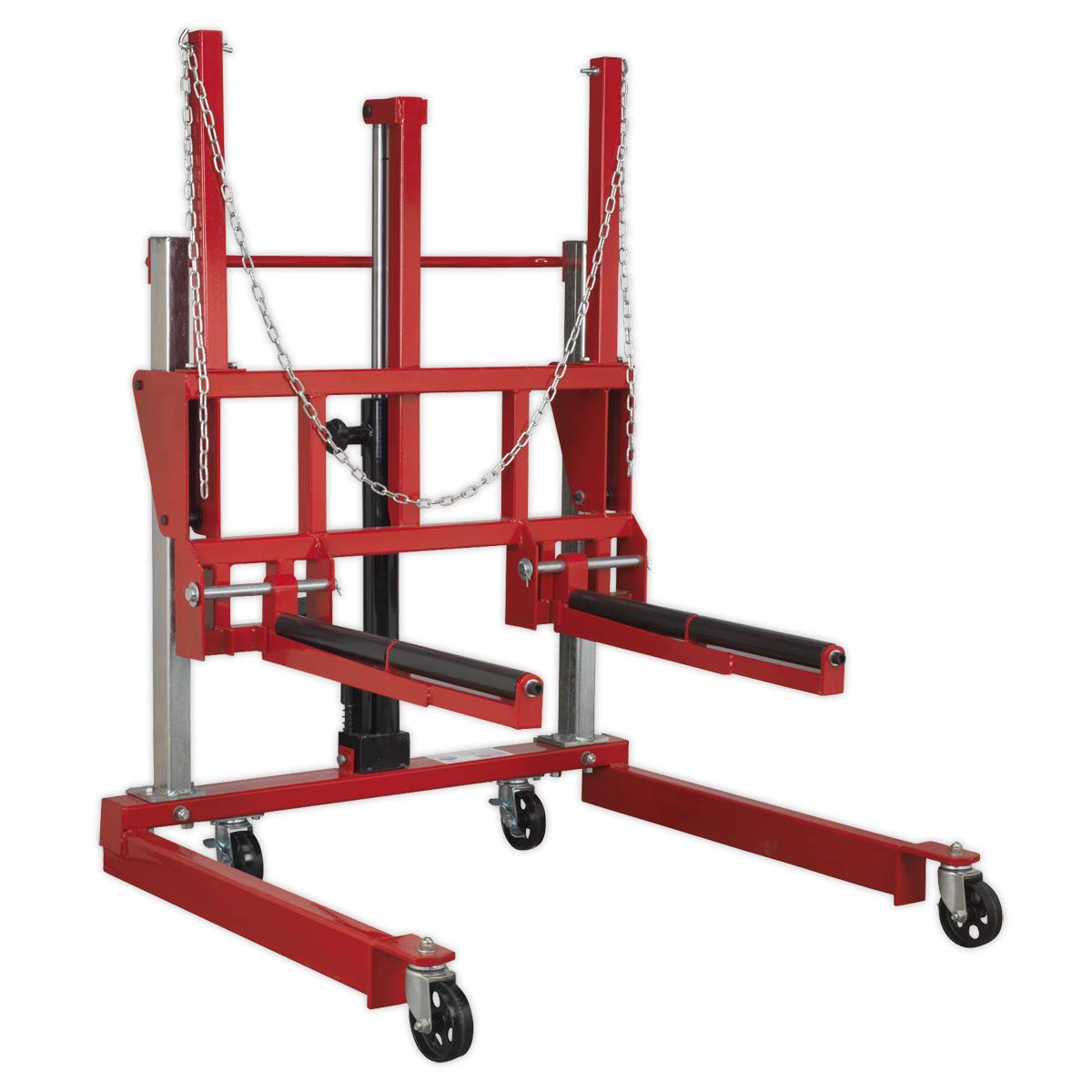 Sealey W508T Wheel Removal Trolley 500Kg Adjustable Width