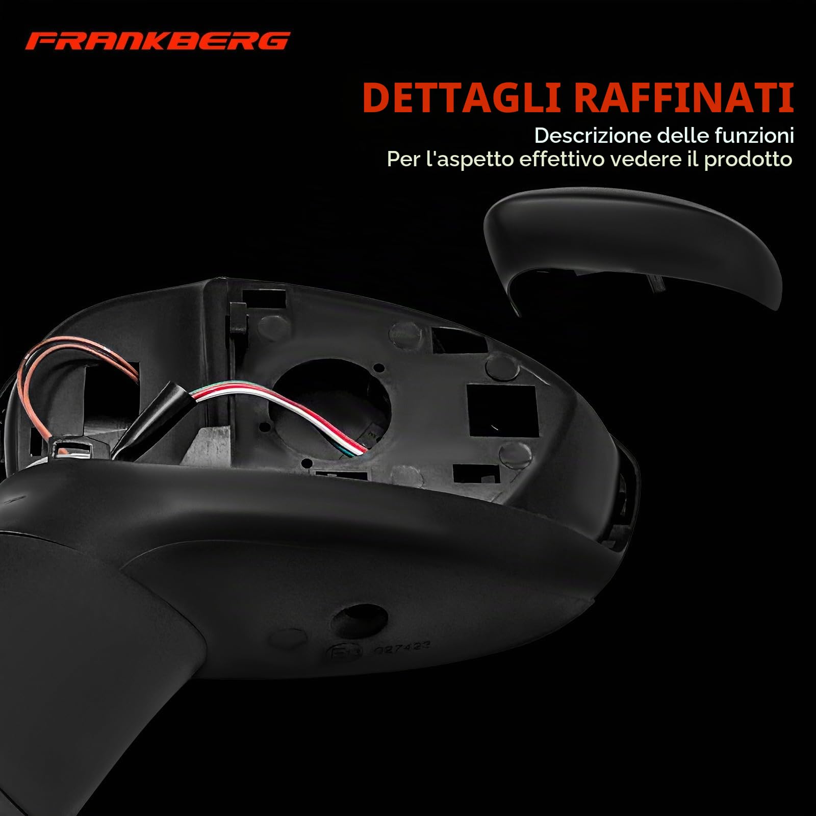 Frankberg Specchietto retrovisore esterno elettrico sinistro a 5 Poli