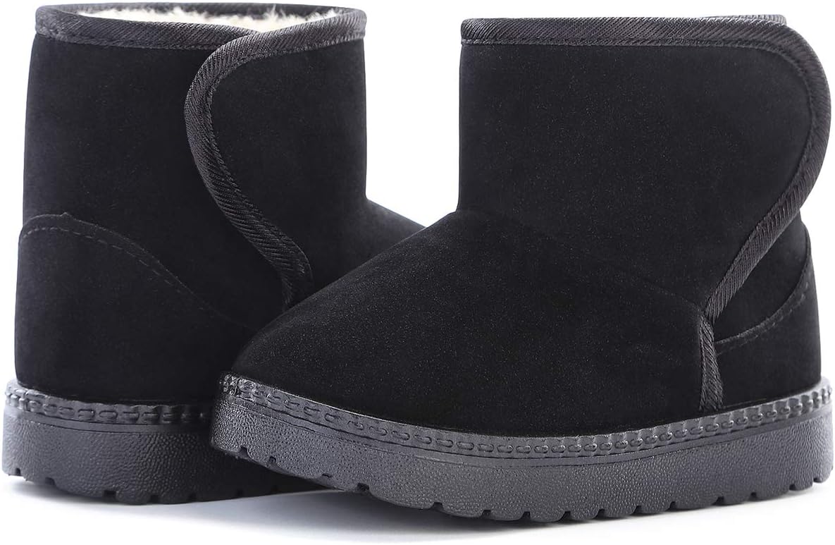 Girls Boys Warm Winter Boots Kids Outdoor Snow Boots(Toddler/Little Kid) - Image 3