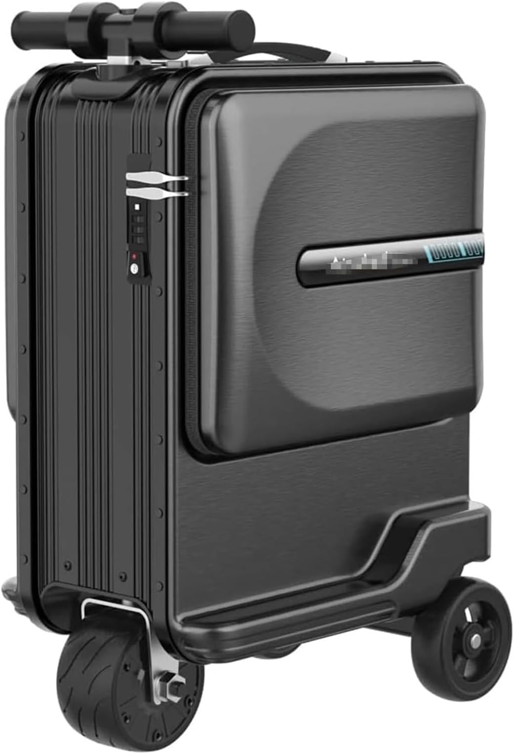Electric Travel Suitcase, Passenger Trolley Suitcase, Boarding Luggage, Electric Luggage Cart Storage Box,Black