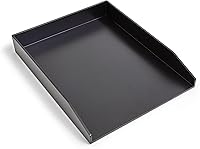 Vista 3 de Staples TRU RED - Bandeja de plástico apilable de carga frontal, color negro, 4/cartón (TR55253-CCVS)