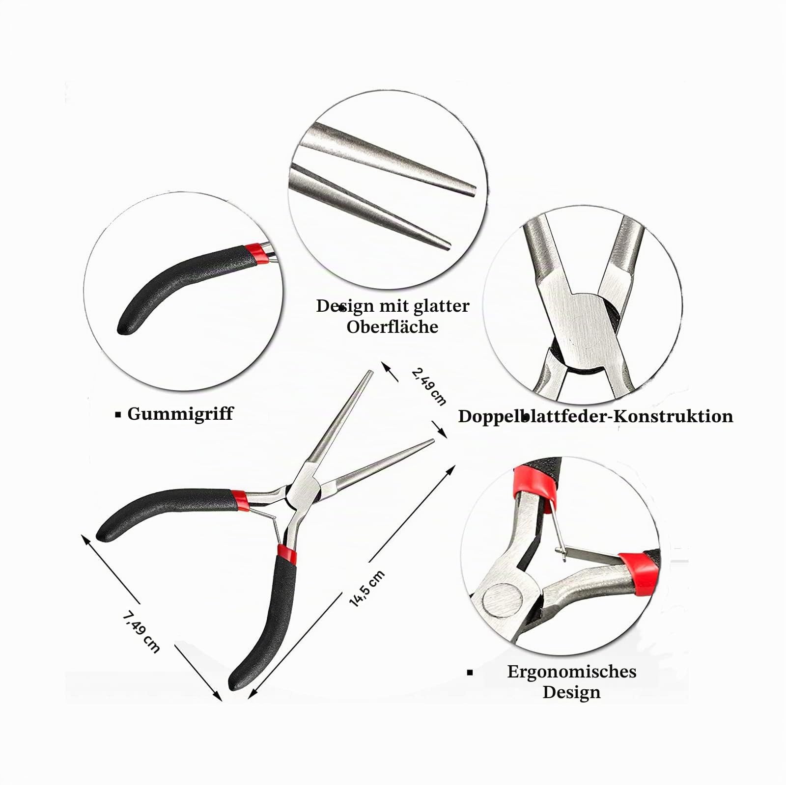 17-teiliges Metall-Puzzle-Werkzeug-Set, Werkzeug, DIY-Metallmodell-Kits, Werkzeuge, Tab-Rand, Zylinder, Kegelform, Biegehilfe-Werkzeuge