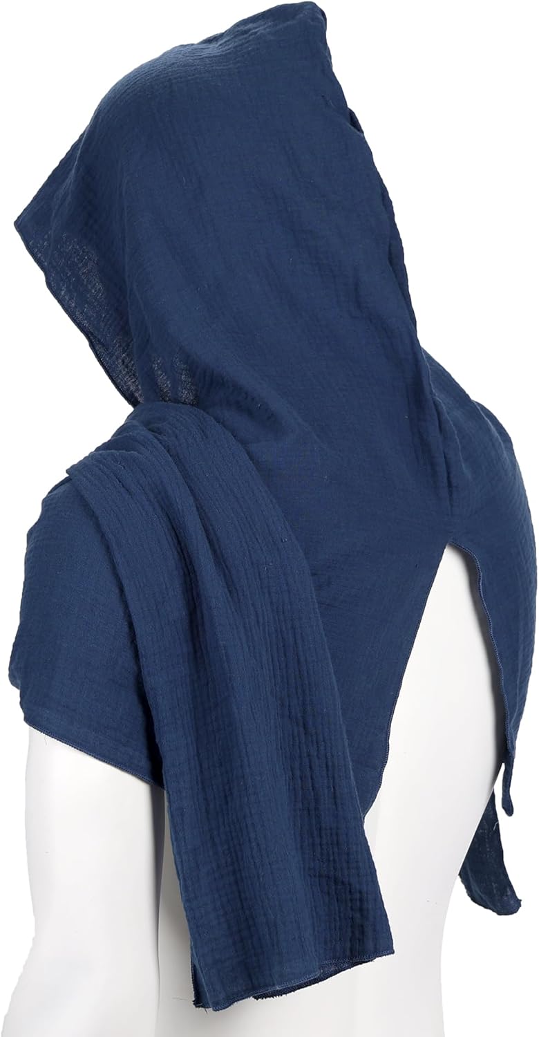 Ultrafun Medieval Renaissance Shawl Scarf Cape Men Women Multifunctional Hooded Cowl Halloween Cosplay Costume Accessories - Image 4