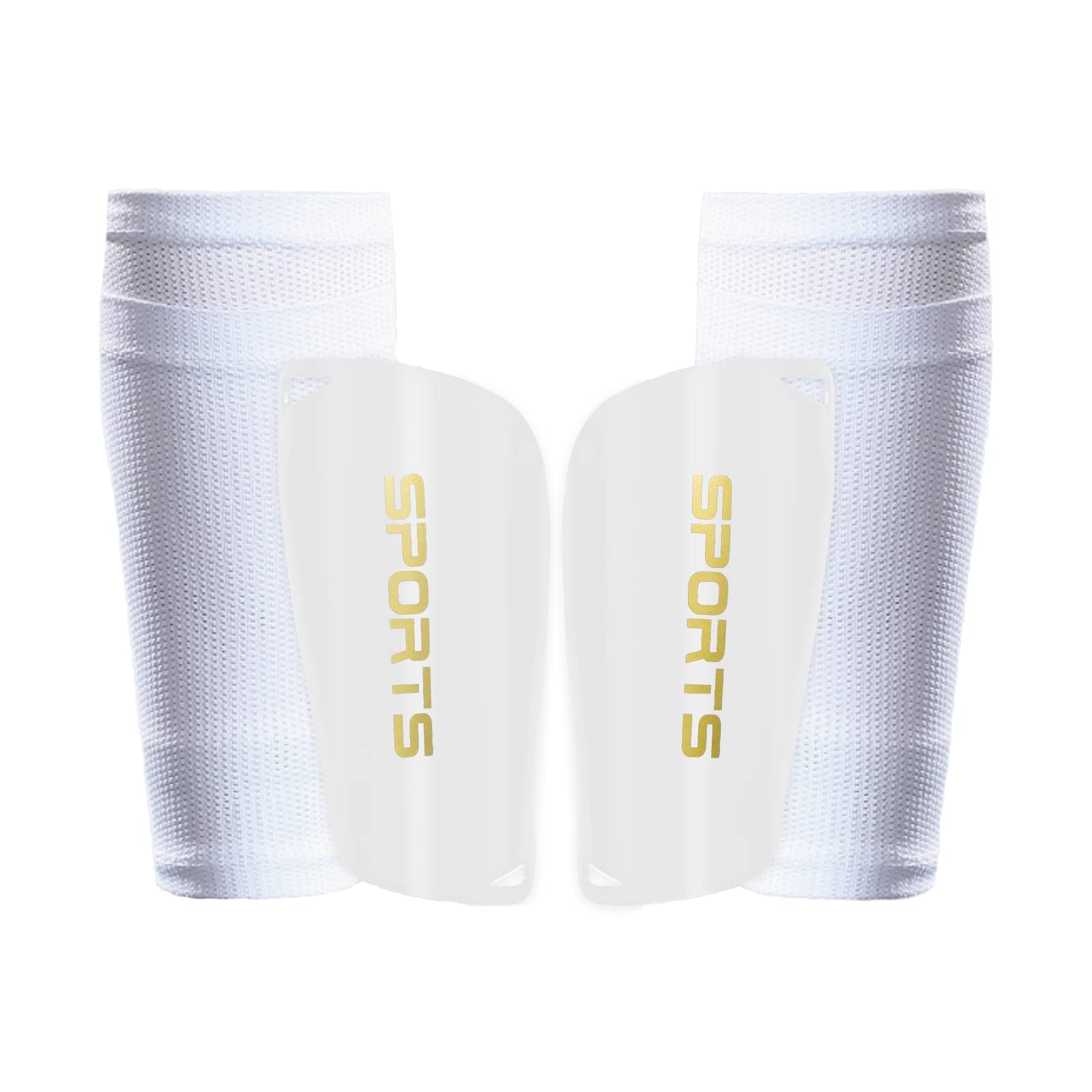 Soccer Shin Guards for Kids Youth, Shin Guard and Leg Compression Sleeve for Boys and Girls for Football Games EVA Cushion Protection Reduce Shocks and Injuries（098）