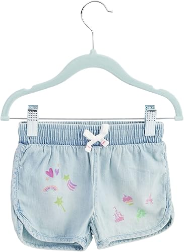 Miniatura 5 de juvale - juego de 24 ganchos de terciopelo azul para ropa de bebé, antiderrapante, ultradelgados y con ganchos. 12 x 8 pulgadas