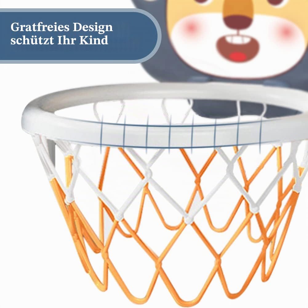 Hängender Basketballständer,Kinder Mini Basketball Korb Set,Basketballkorb fürs Zimmer Mit Bälle,Pumpe und Basketballnetz,Geschenke für Kinder ab 3 Jahren