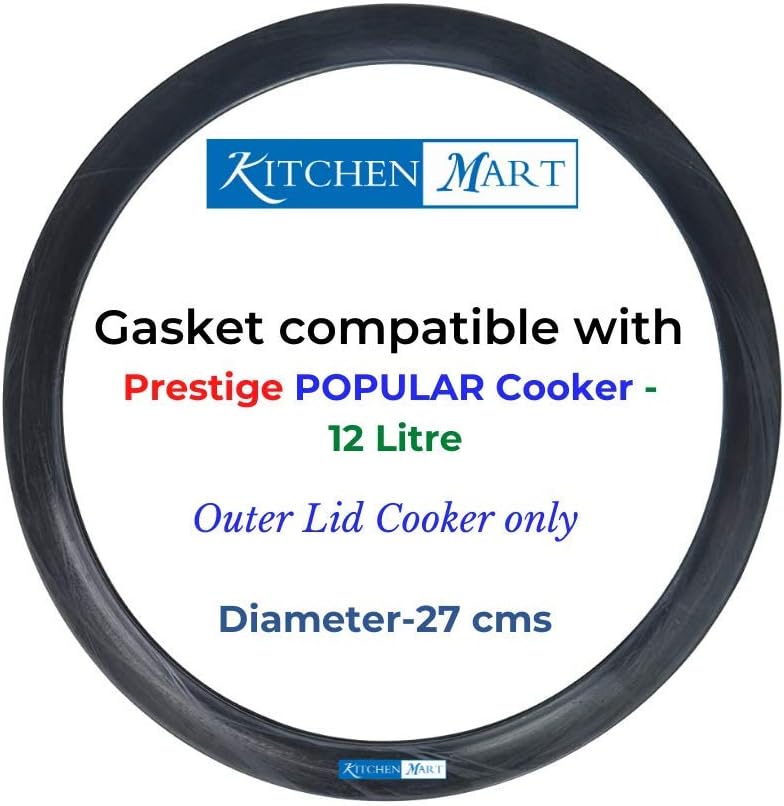 Gasket compatible with Prestige Popular Pressure cooker (12 Liters)