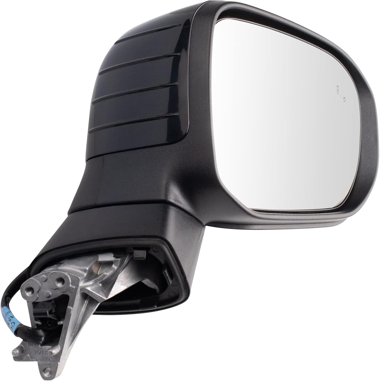 TRQ Passenger Side Mirror Assembly Power Heated Blind Spot Turn Signal Paint to Match Black Smooth Compatible with 2020-2022 Kia Telluride S 2020-2022 Telluride LX