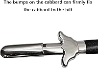 Vista 5 de Espada retráctil Tai Chi, espada mágica, espada roma, kung fu, artes marciales chinas, espada extensible, ejercicios de rendimiento