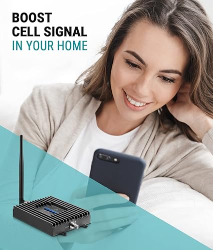 Miniatura 2 de 1 kit amplificador de señal de teléfono celular Surecall Fusion4Home, Antena de látigoYagi, Solid