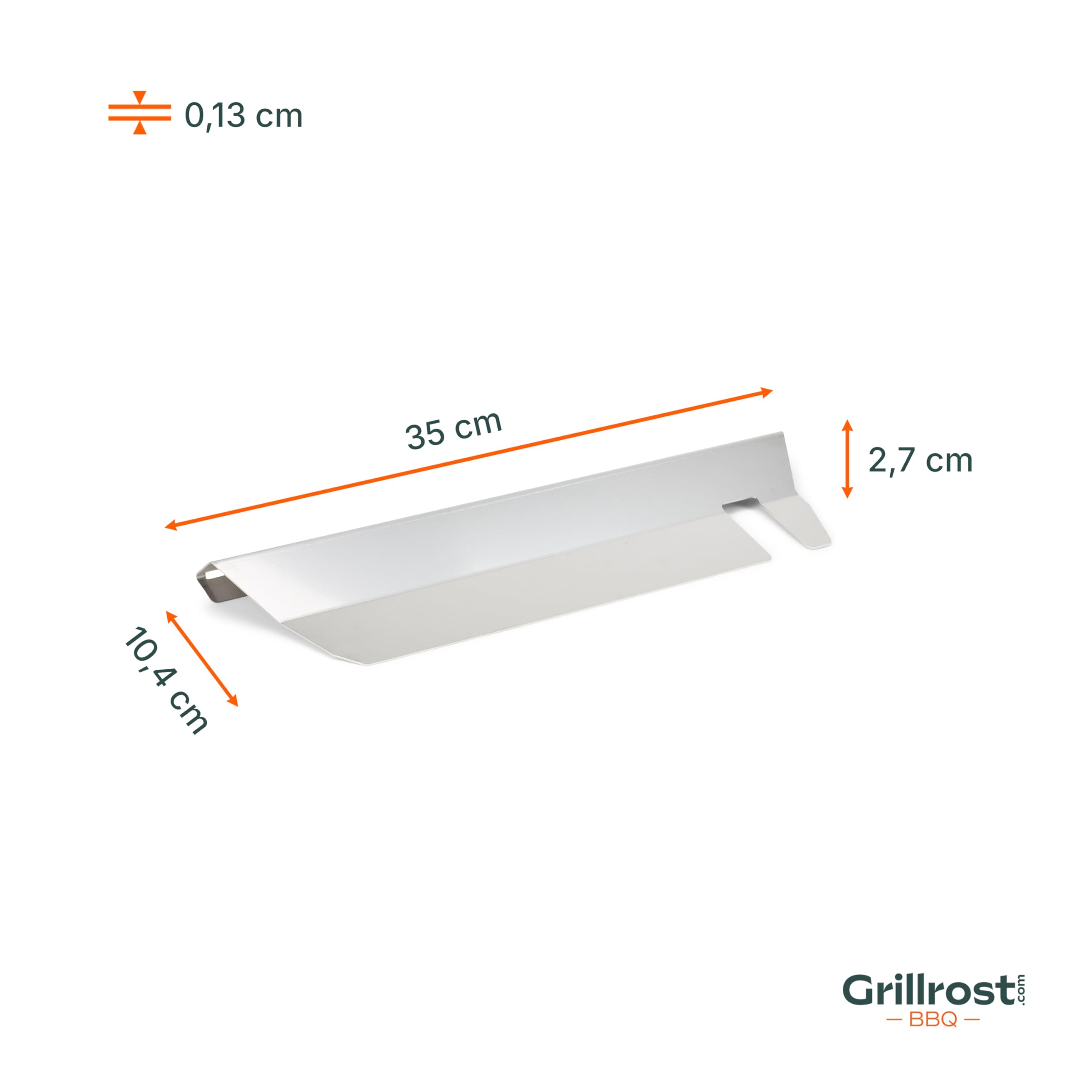 Grillrost.com Das Original Edelstahl Flav-R-Zone Teiler für Broil King Signet und Sovereign - Extra Massiv