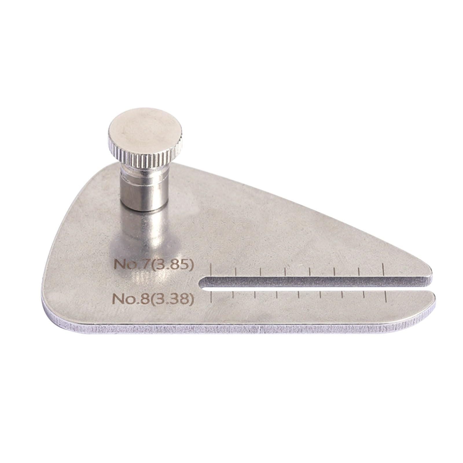 HZBB Stitching Aid Plate, Stainless Steel Aid Plate for Pulling Up Pricking Leather Work Tools Leather Punching Tool