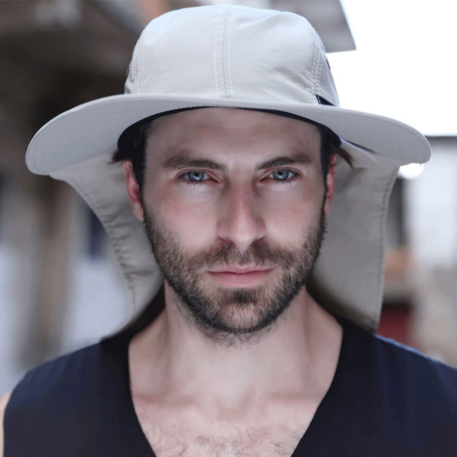 Sonnenhüte für Herren, Damen, Herren, Wandern, Angeln, Outdoor-Sport, Sonnenschutz, Nackenklappe, verstellbare Kappen