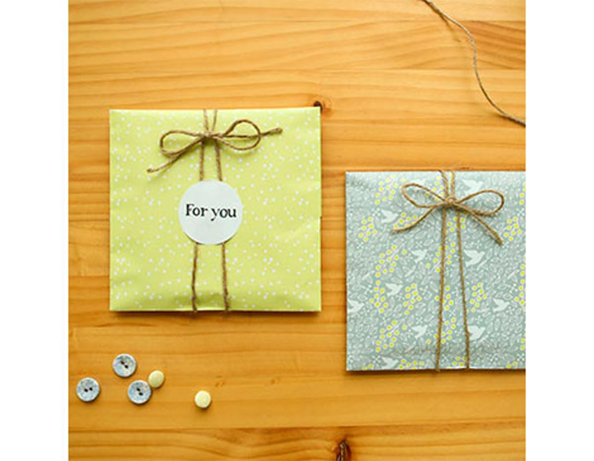 Dailylike Set of 6 Assorted Printed envelopes with Labels Vol. 2 Winter Forest 16.5 x 25 cm. 3 Models, 2 envelopes per Model - Image 3