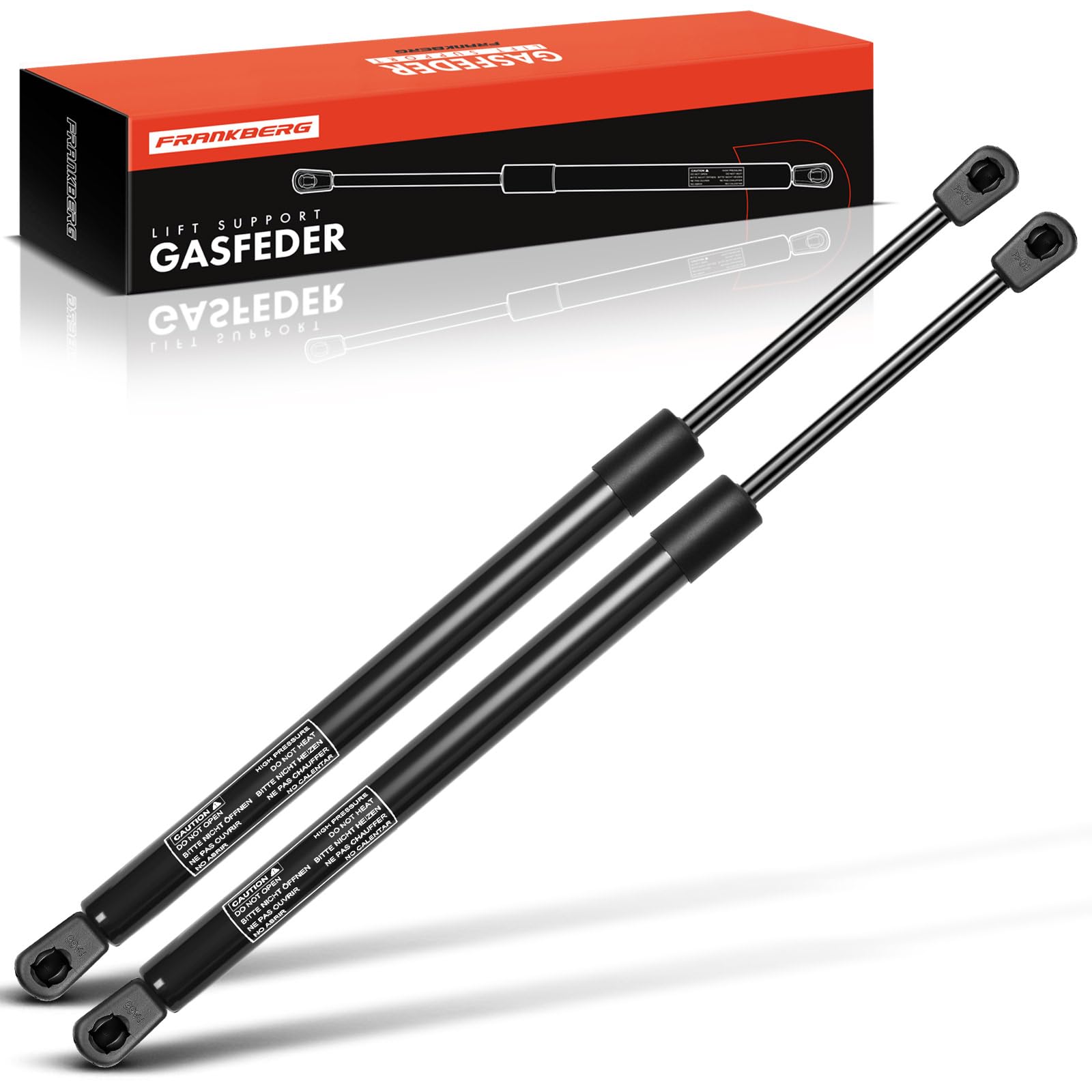 Frankberg 2x Gas Strut Tailgate Left And Right Compatible With Zafira B B All Engine MPV 2005-2015 Zafira MK II All Engine MPV 2005-2015 Replace# 13128759