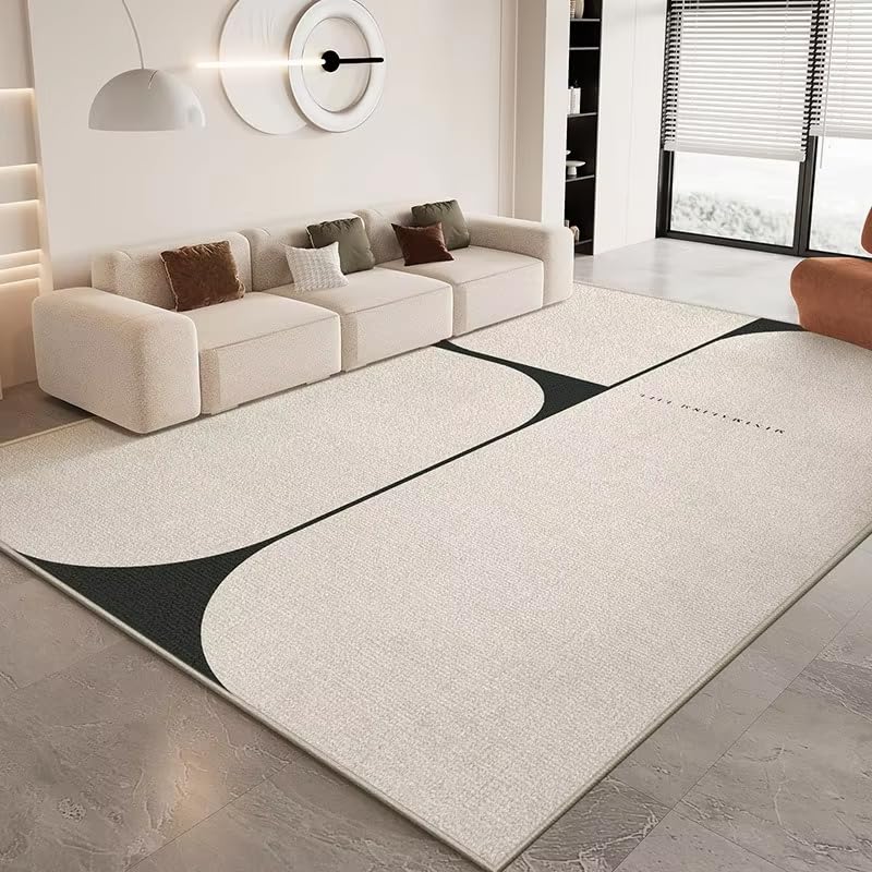 Tapis de chambre raffiné lignes nordiques 80x160 douceur supérieure