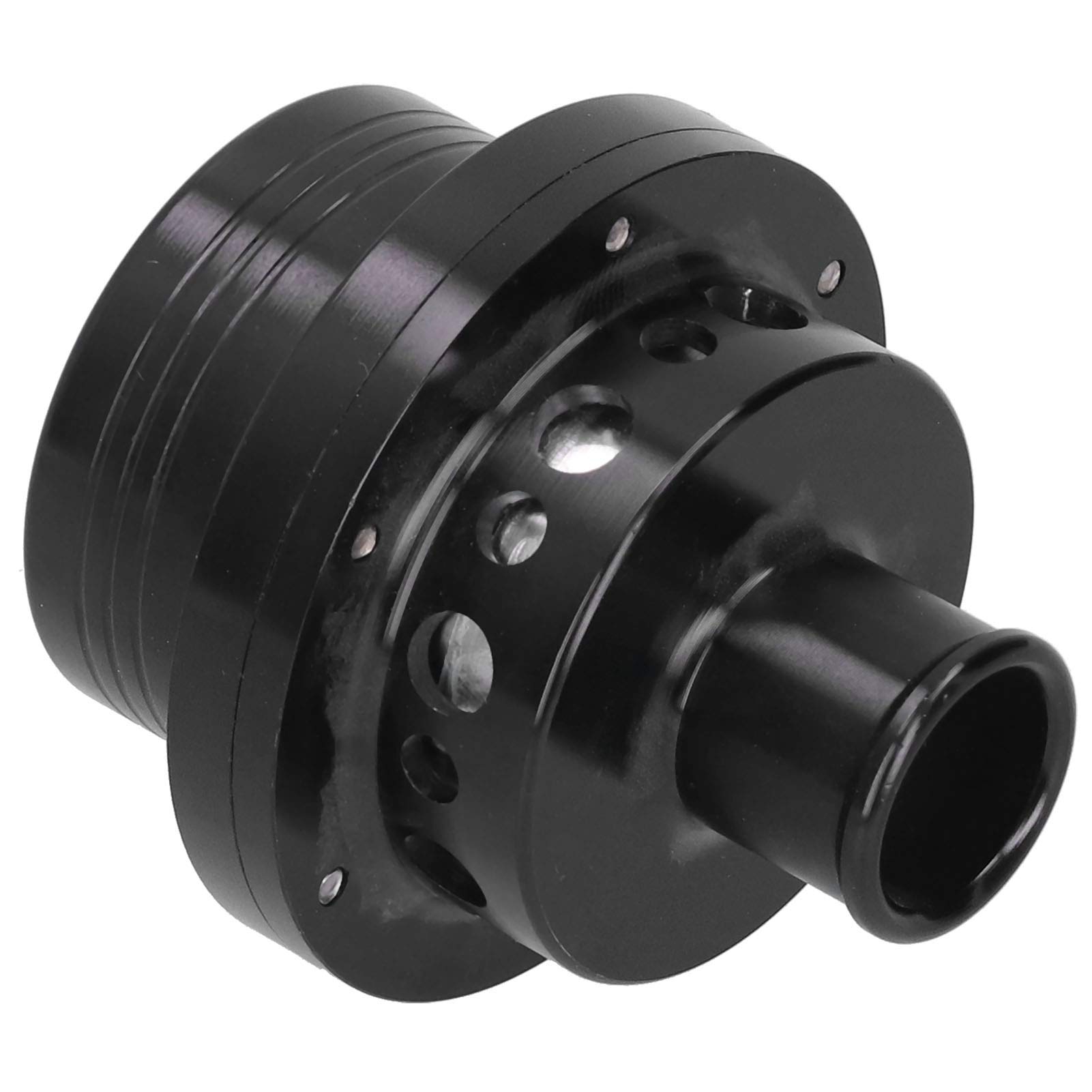 Válvula de Descarga de turbina válvula de Descarga Universal de Aluminio de 25 mm Turbo Bov para Focus RS MK1 / Escort Cosworth/Sierra Cosworth(Negro)