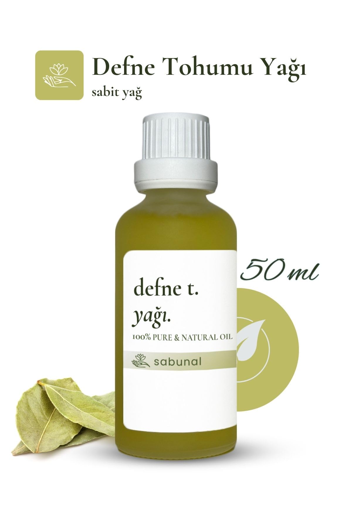 Defne Tohumu Yağı 50 ml - Doğal Saç ve Cilt Bakım Yağı