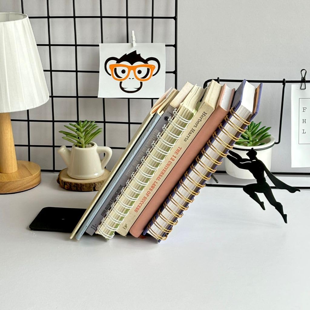 Geekmonkey Epic Hero Heaven Bookshelf, Decorative Superhero Design, Black Metal Book Stand (Medium)-image-17