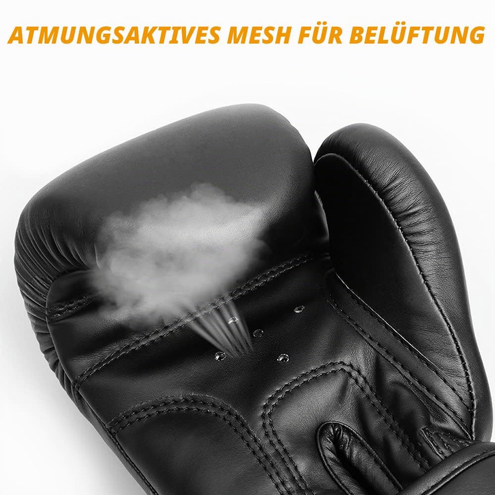 Boxhandschuhe,LangRay Boxhandschuhe aus Kunstleder Box Handschuh Herren Set Boxhandschuhe Damen Punching Handschuhe für Kampfsport MMA Sparring und Boxen