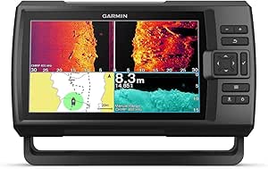 Garmin Striker Vivid 9sv, Easy-to-Use 5-inch Color Fishfinder and Sonar Transducer, Vivid Scanning Sonar Color Palettes, 9 inch (010-02554-00)