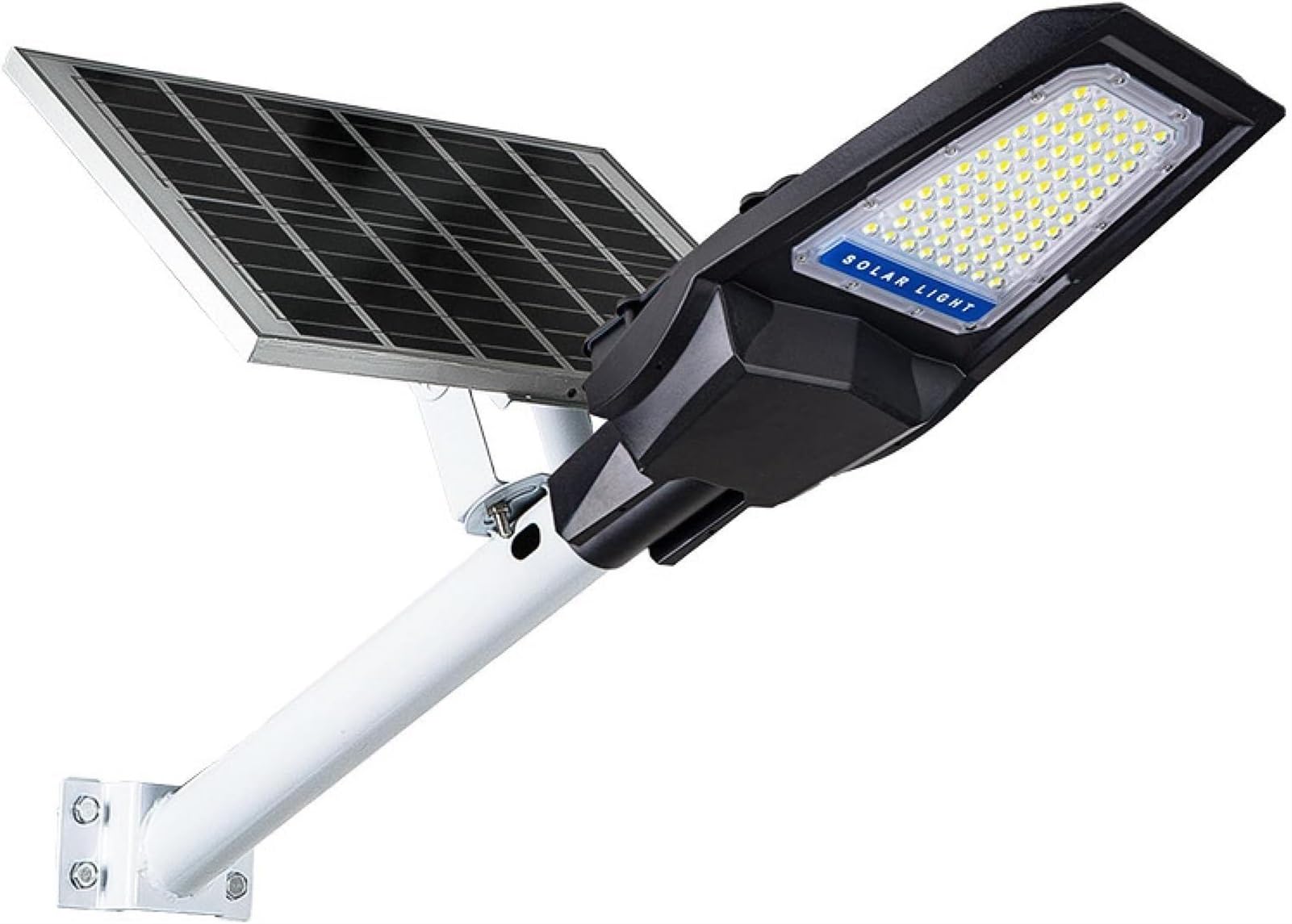Zewnętrzna lampa solarna do użytku na zewnątrz, solarne światła powodziowe LED na zewnątrz, solarna lampa uliczna od zmierzchu do świtu, lampa solarna z pilotem zdalnego sterowania, na parking, Pathwa