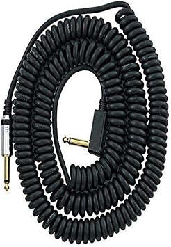 VOX VCC090 Black Coiled 1/4" Cable with Mesh Bag, 29.5