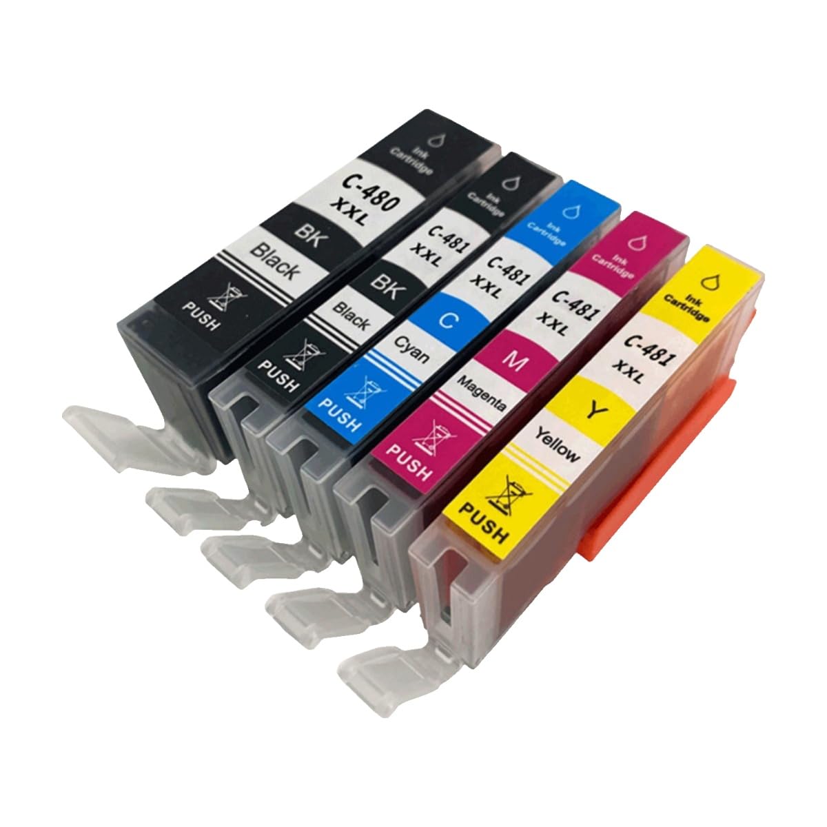 Cartouche CLI-481XXL BK haute capacité, texte net sur TS9140