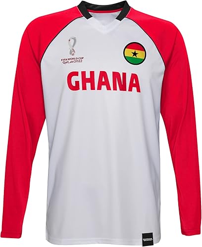 Outerstuff Camiseta clásica de manga larga para hombre de la Copa Mundial de la FIFA